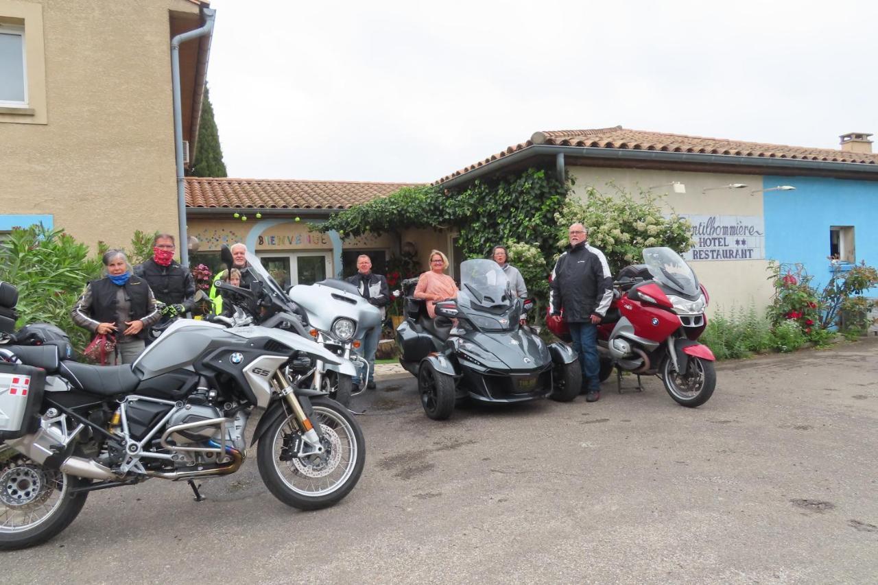 Bel Hotel Restaurant La Gentilhommiere Trebes Bagian luar foto